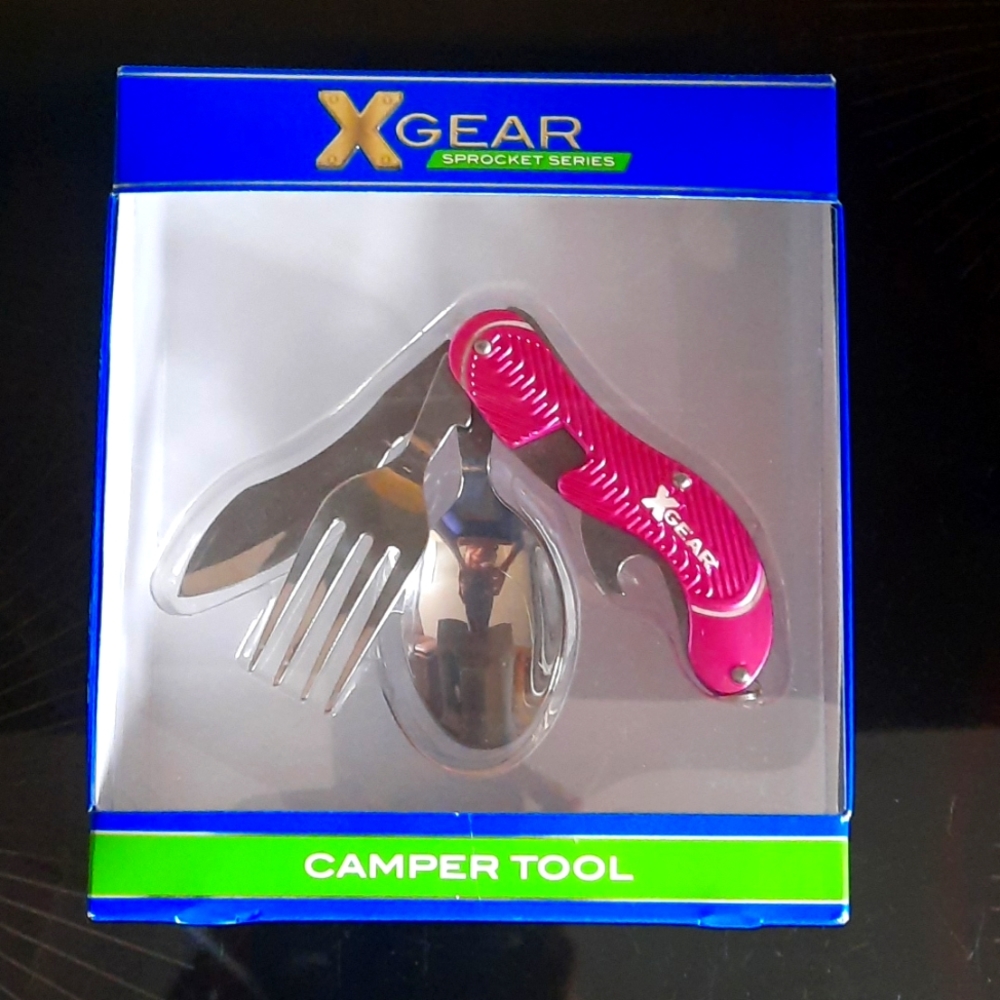 XGEAR Stainless steel Sprocket Series Camper Tool, eating utensils